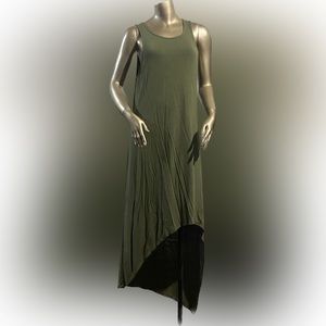 love, Fire Olive Green Tank Dress, XL